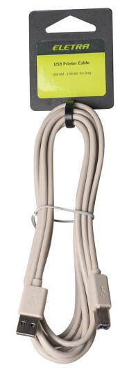 ELETRA SKRIVERKABEL USB-A - USB-B 3M