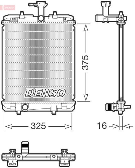 Radiator DENSO DRM07063