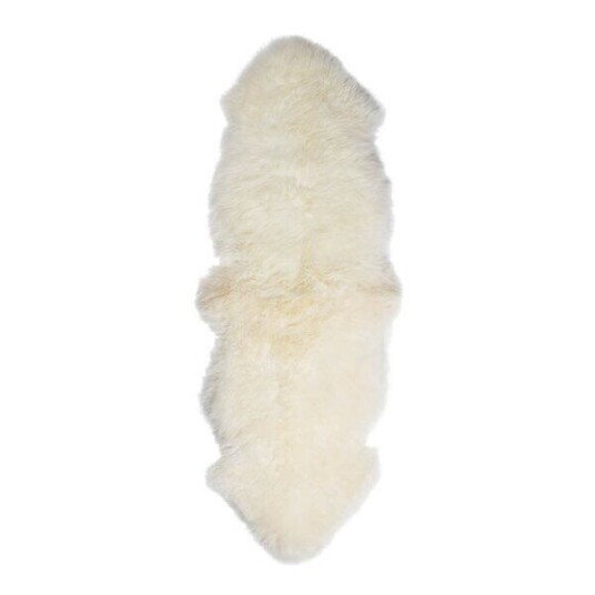 Natures Collection Saueskinn new zealand lang ull 160 cm ivory