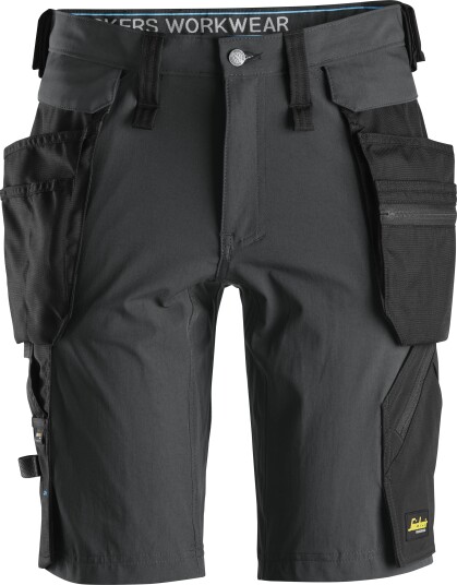 Snickers Workwear 6108 LiteWork Shorts grå, svart Grå, Svart, Klær