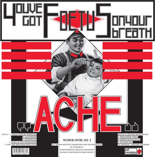 Foetus Ache LP/Vinyl Foetus Ache LP/Vinyl