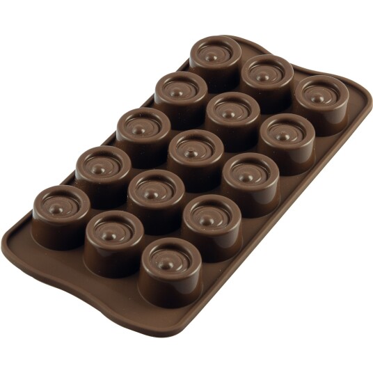 Silikomart Easy Choc Konfektform silikon, Vertigo Silikomart Easy Choc Konfektform silikon, Vertigo