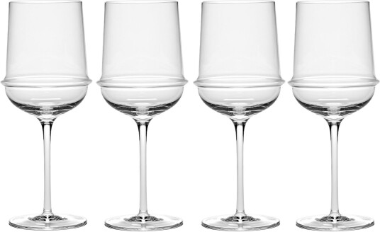 Serax White Wine Glass Dune Set Of 4 Vinglass Kelly Wearstler