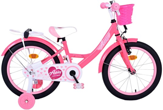 Volare Ashley 18" Barnesykkel for Jenter Mørk Rosa 4-7 År Volare Ashley 18" Barnesykkel for Jenter Mørk Rosa 4-7 År