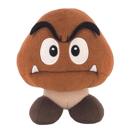 Super Mario Goomba Plysjfigur 14 cm - Offisielt Lisensiert Super Mario Goomba Plysjfigur 14 cm - Offisielt Lisensiert