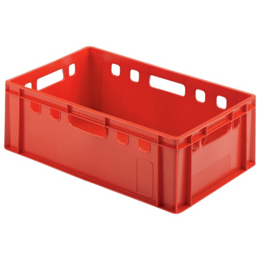 Ringoplast Stablebar boks Euro solid; 41.3l 60x40x20 cm LxBxH; Rød