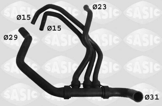 SASIC 3404032 Radiatorslange