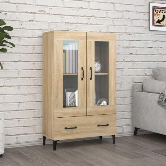 Highboard sonoma eik 70x31x115 cm konstruert tre Highboard sonoma eik 70x31x115 cm konstruert tre