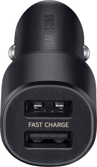 Samsung EP-L1100 - Bilstrømadapter - 2 A - Fc - 2 Utgangskontakter (Usb) - Svart Samsung EP-L1100 - Bilstrømadapter - 2 A - Fc - 2 Utgangskontakter (Usb) - Svart