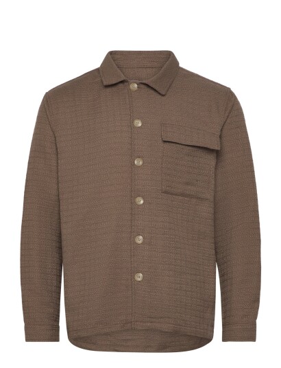 Casual Friday Cfmatt Structured Overshirt Brown L