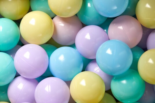 Cloudberry Castle Myke Baller 250 Stk Pastellfargede Cloudberry Castle Myke Baller 250 Stk Pastellfargede