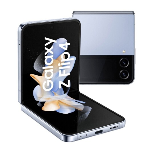 Samsung Galaxy Z Flip4 128GB 5G Mobil med AMOLED Skjerm - Blå Samsung Galaxy Z Flip4 128GB 5G Mobil med AMOLED Skjerm - Blå