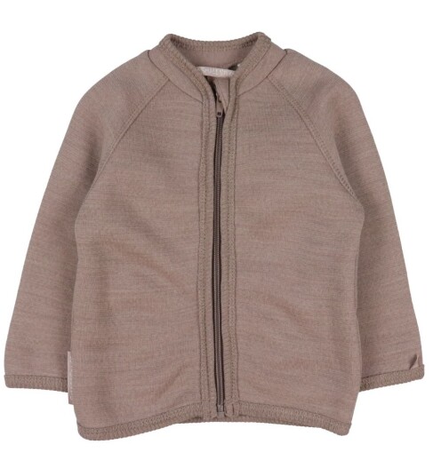 Smallstuff Ull Cardigan med Glidelås Soft Powder 92-98