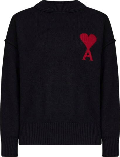 Ami Paris Dame Strikkevarer Svart M,