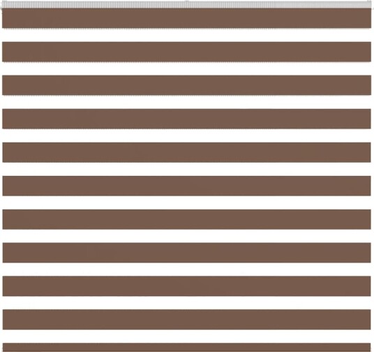Sebragardin brun 165x150 cm stoff bredde 160,9 polyester
