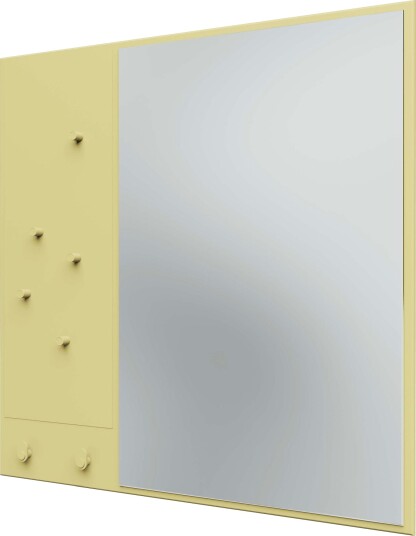 Memo Wall Mirror With Notice Board Camomile