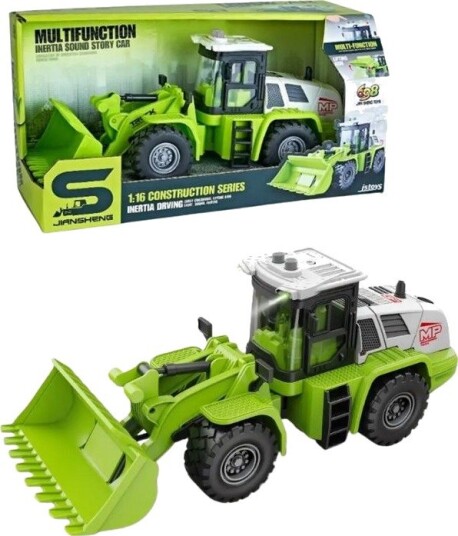 Traktor Med Frontlaster Leketraktor Med Lyd Og Lys For Barn