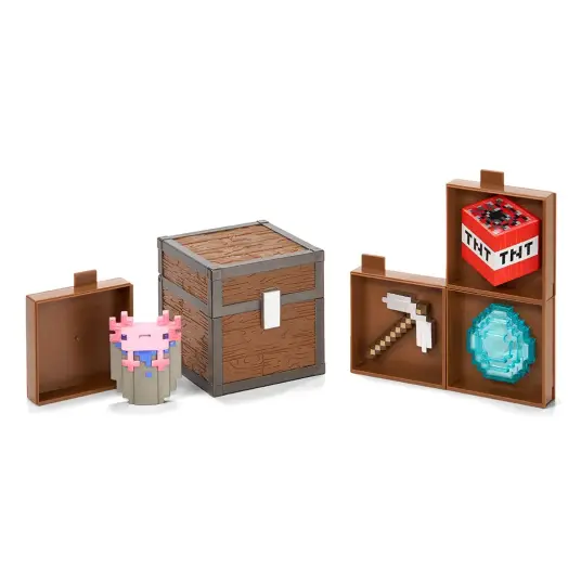Noble Collection Minecraft Loot Chest leketøy Caves Noble Collection Minecraft Loot Chest leketøy Caves
