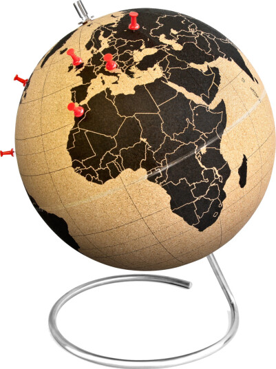 Suck UK Cork Globe   Beige   Ø25X30CM