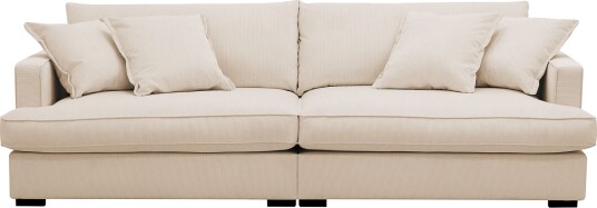 Rossita Lyx 3 seters ekstra dyp sofa i manchester Beige