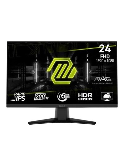 MSI MAG 242F 24" Gaming Skjerm 1920x1080 FHD 200Hz IPS