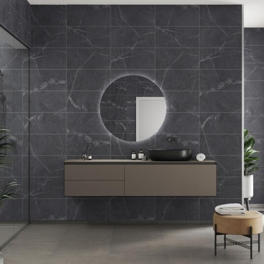 Baderomspanel Fibo 2272 LM6030 Black Marble