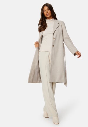 Pieces Nasha LS Coat White Pepper M