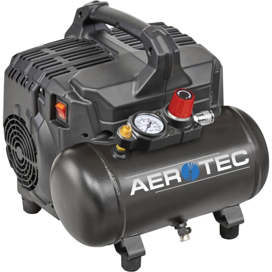 Aerotec Kompressor SUPERSIL 6 Støysvak 6 Liter (8 bar)