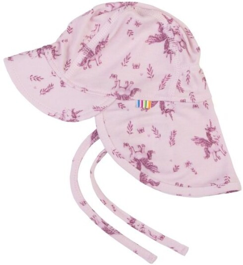 Joha Unicorn & Dino solhatt i bambus Pink Joha Unicorn & Dino solhatt i bambus Pink