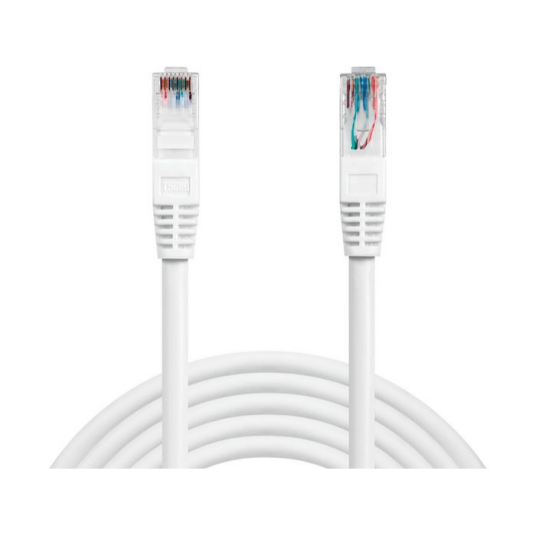 Sandberg Cat6 Nettverkskabel U/UTP 1 m Hvit