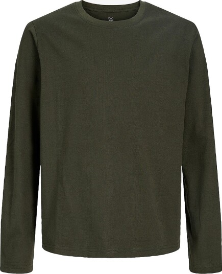 Jack & Jones Junior   T skjorte Jjeorganic Rlx Tee Ls O Neckj   Grønn