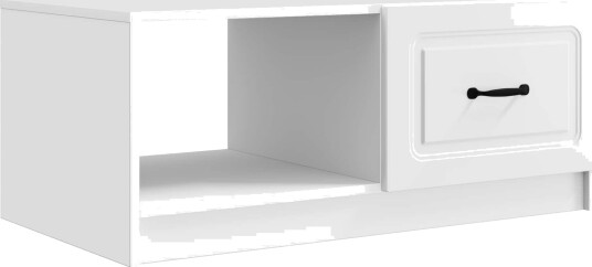 Kaffebord Hvit 90 x 50 x 37 cm Konstruert tre