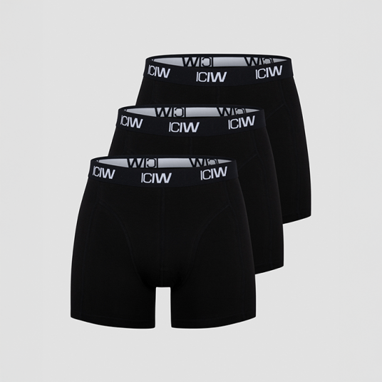 Icaniwill Boxershorts 3 pak Svart Medium