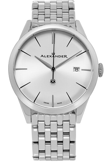 Alexander Herreklokke A911B 04 Heroic Sølvfarget/Stål Ø40 mm Alexander Herreklokke A911B 04 Heroic Sølvfarget/Stål Ø40 mm