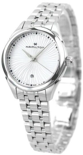 Hamilton Dameklokke H32231110 Jazzmaster Hvit/Stål Ø30 mm