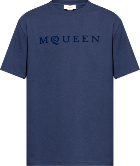 Alexander McQueen Herre Topper Blå M,
