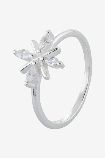 Carolina Gynning Ring Snowflake Sølv