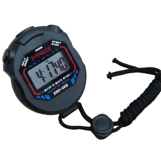 Timer Stoppeklokke LCD skjerm Svømmeløping Sport Digital Timer Timer Stoppeklokke LCD skjerm Svømmeløping Sport Digital Timer