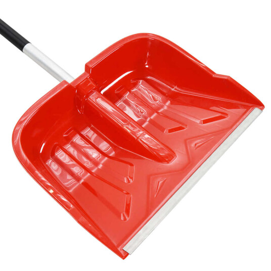 vidaXL Snøskuffe rød 136 cm aluminium