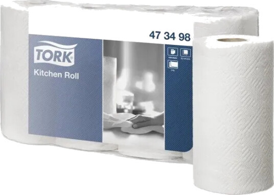 Køkkenrulle Tork Hvid 2 Lags 20,4M Pakke Med 20 Ruller Velegnet Til Aftørringsopgaver I Hverdagen Køkkenrulle Tork Hvid 2 Lags 20,4M Pakke Med 20 Ruller Velegnet Til Aftørringsopgaver I Hverdagen