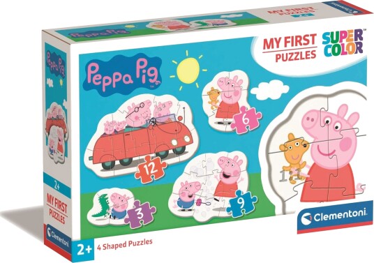 Clementoni My first puzzle 3-6-9-12 pcs Peppa Pig 20829 Clementoni My first puzzle 3-6-9-12 pcs Peppa Pig 20829