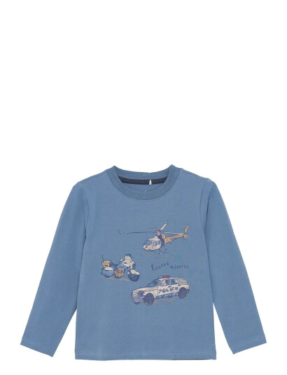 Minymo T-Shirt Ls Blue 116