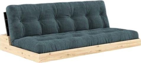 Karup Design Base Sovesofa Svart Natt/513 Lyseblå