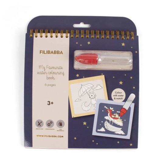 FILIBABBA Dreamy Adventurers Water Colouring Bok