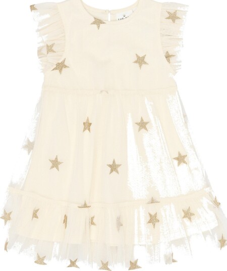 The New Tnstyamma Mesh S_L Dress   GARDENIA   110