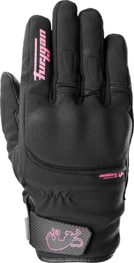 MC-Hansker Furygan Jet All Season D30 EVO Dame Svart /Rosa XS
