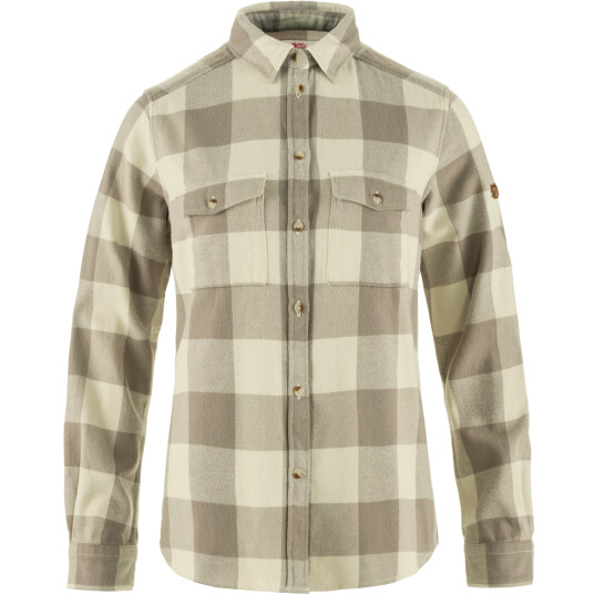 Fjällräven Övik Heavy Flannel Shirt W Fog-chalk White M Fjällräven Övik Heavy Flannel Shirt W Fog-chalk White M