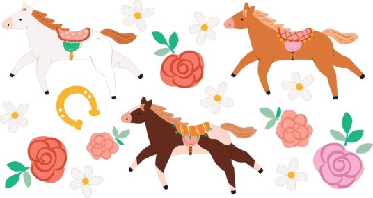16 stk Små Midlertidige Tatoveringer av Hester Hester og Blomster
