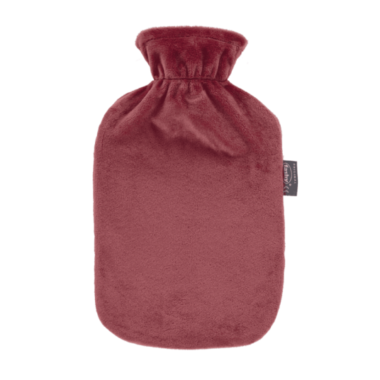 Fashy fleece varmeflaske rustrød trekk 2 L