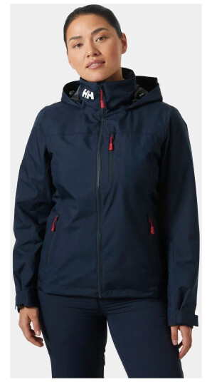 Helly Hansen Women’s Crew Hooded Midlayer Sailing Jacket 2.0 MarineBlå M